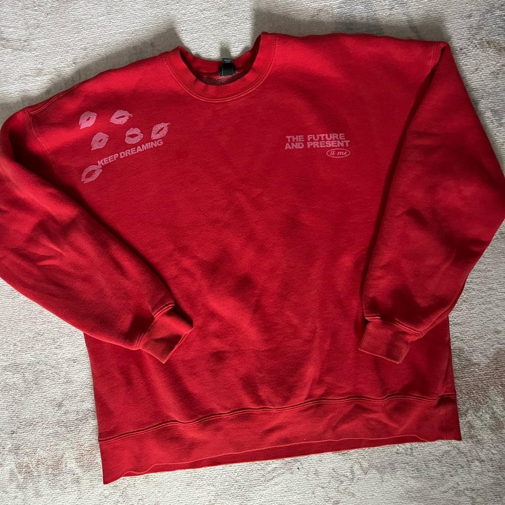 Cozy Red Wild Fable Sweatshirt
